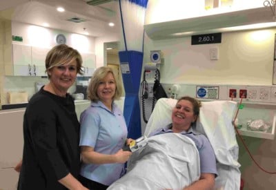 Nurses and patient