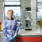 Researcher in lab