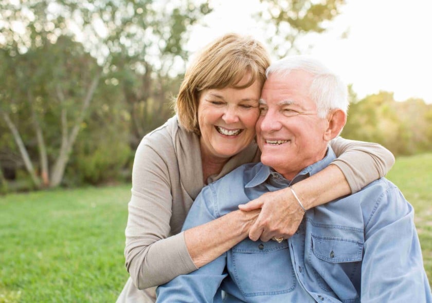 Older man and woman