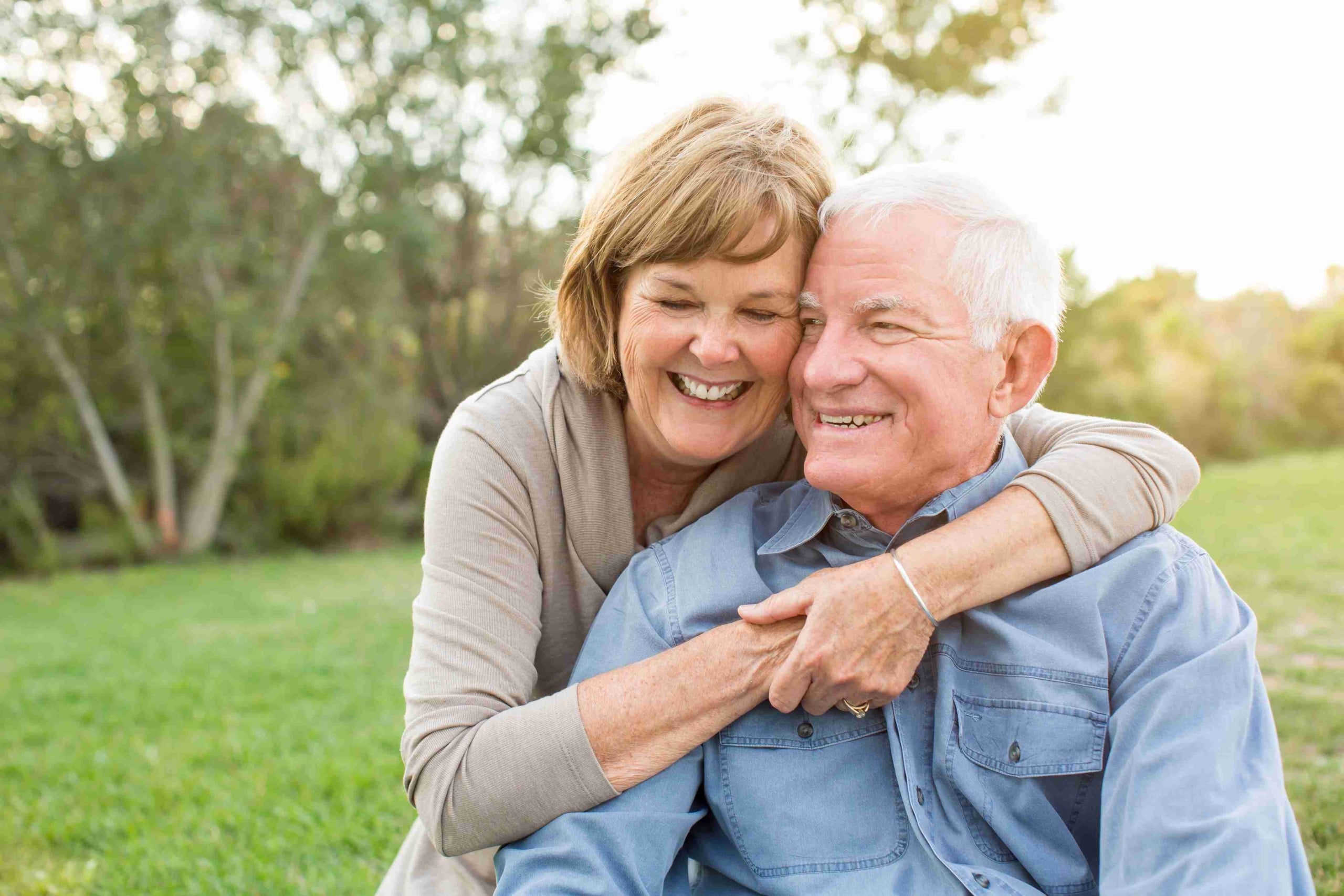 Older man and woman