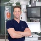 Dr Mark Plummer, smiling at camera, is leading an innovative trial into sepsis treatment.