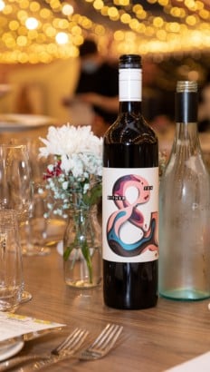 Hither & Yon wine bottle