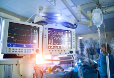 Machinery in an intensive care unit