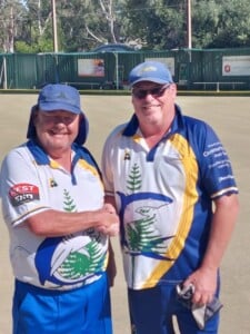 Ian Miller with runner-up Jeff Marsh.