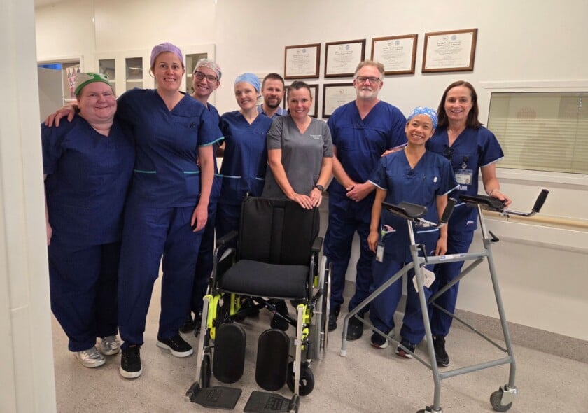 Burns unit wheelchair